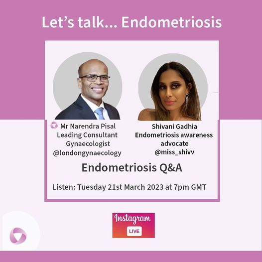Endometriosis Instagram Live Tonight